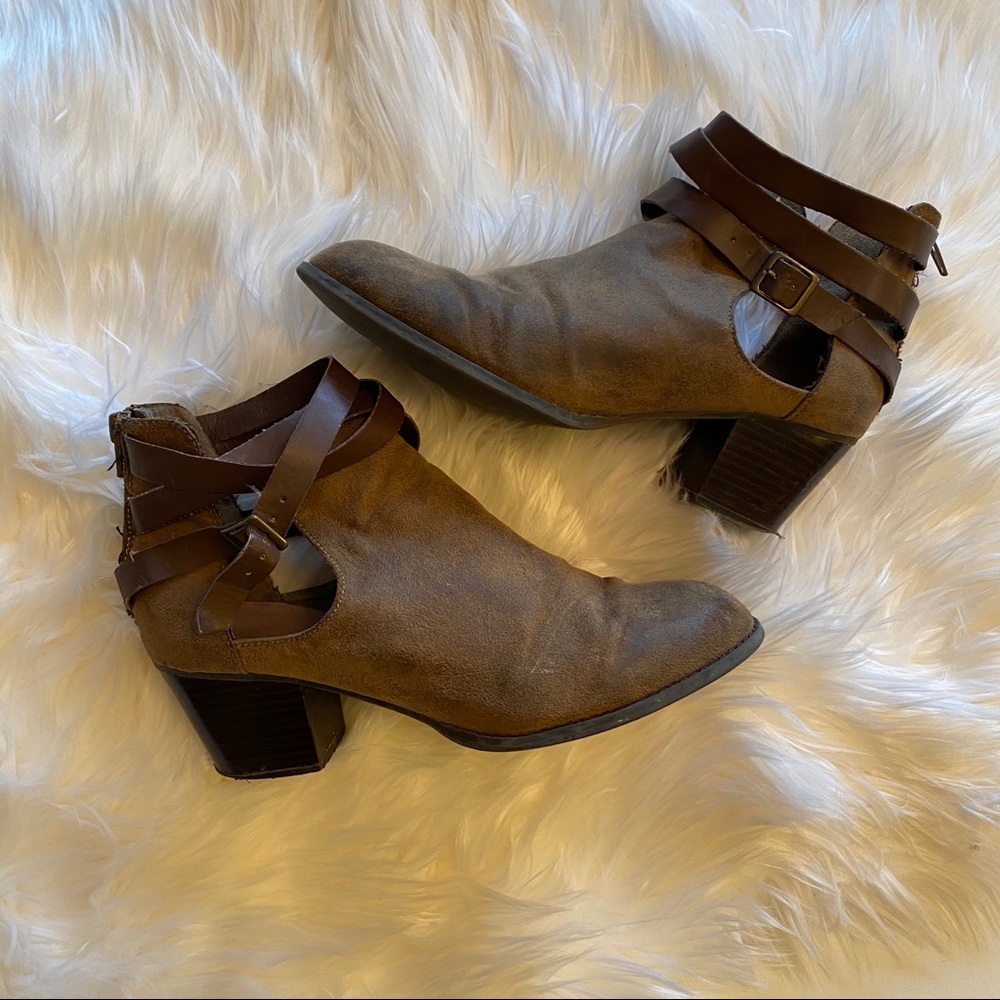 ☀️Adorable booties with peep sides